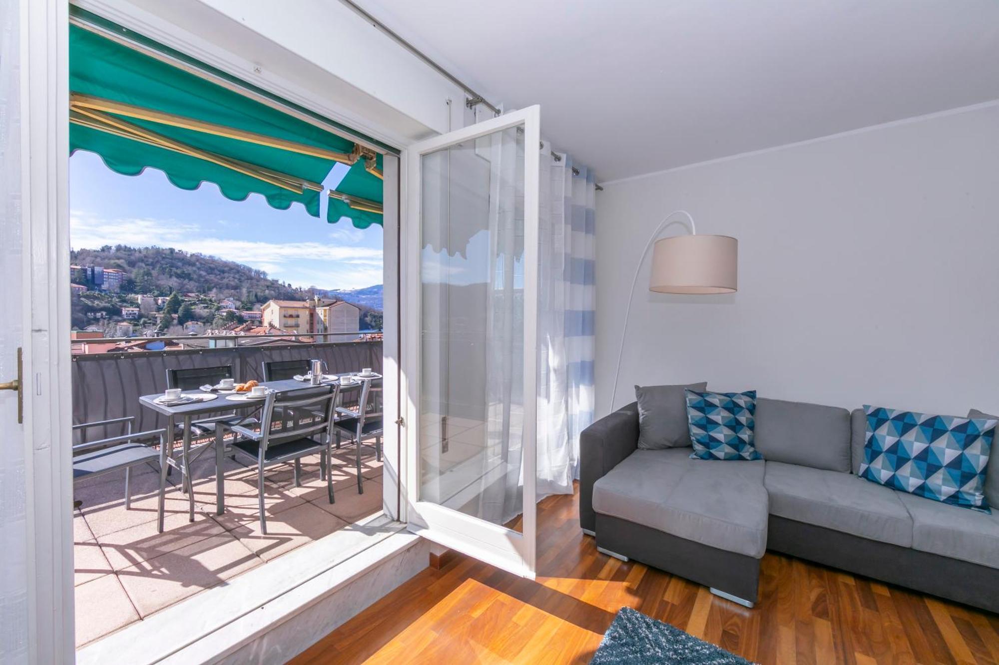 Appartamento Il Golfo Lake View - Happy Rentals Laveno Ngoại thất bức ảnh